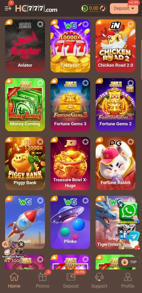 Hc777 Game app